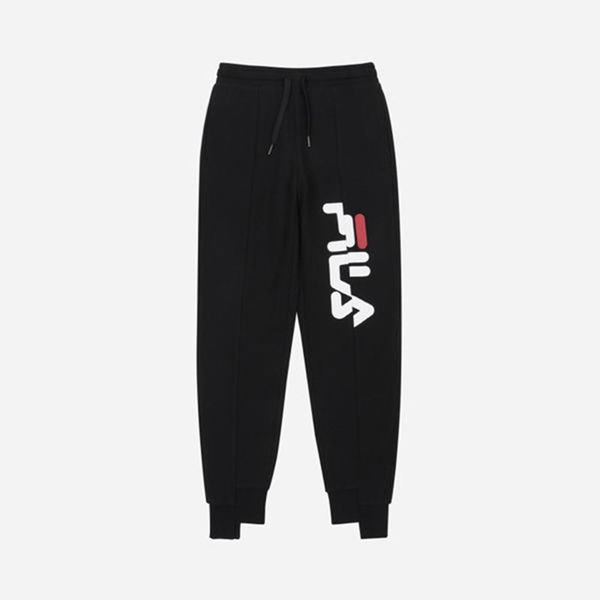 Fila Unbalance Linear Logo Women's Jogger Pants - Black,NZ 694-6218